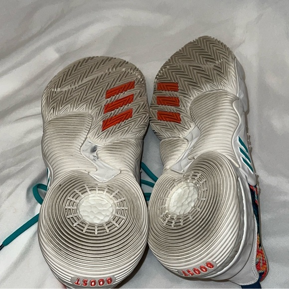 Adidas Trae Young 1 Tie-Dye Multicolor Men’s Side 10.5 - Picture 9 of 10